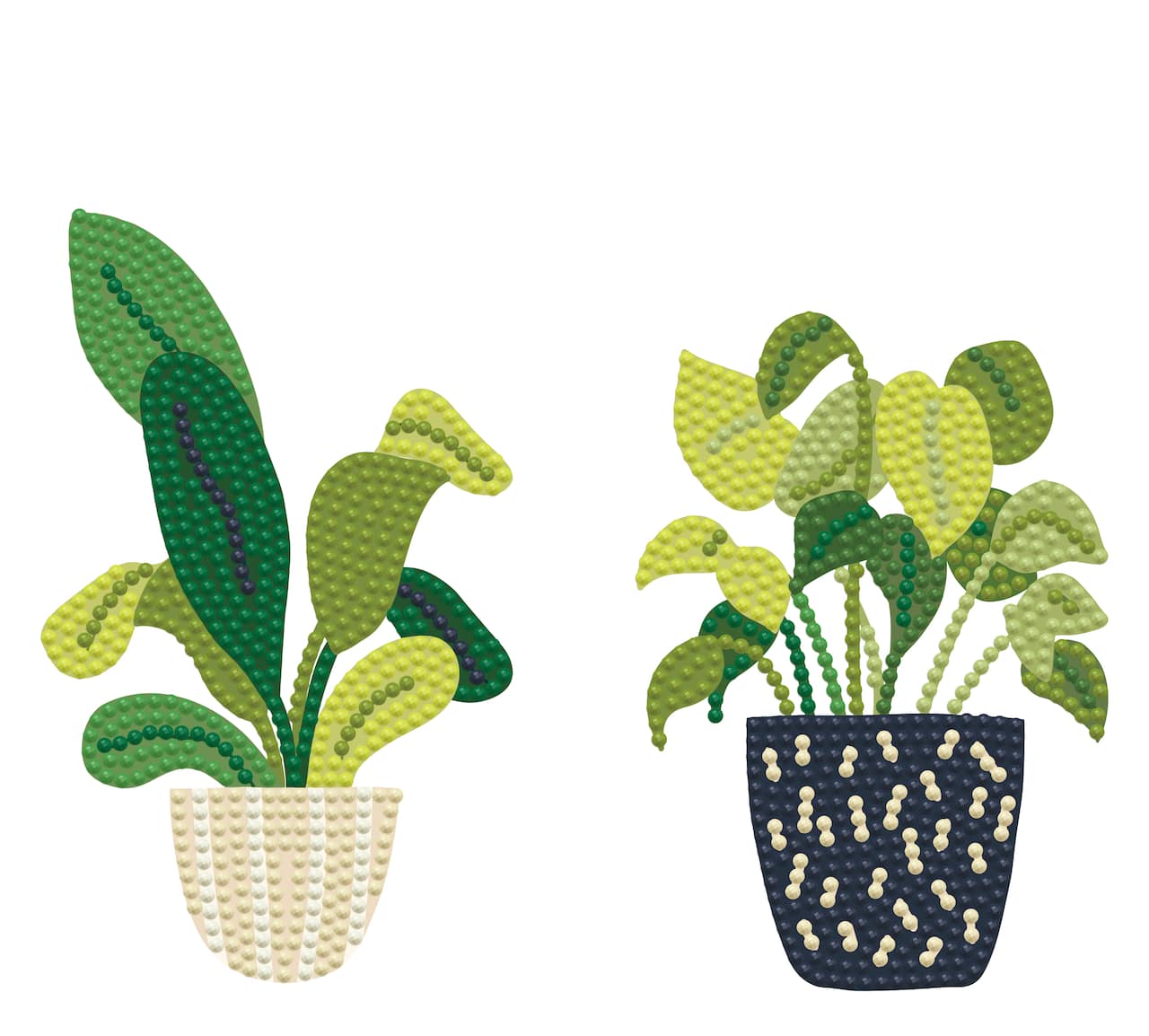 Diamond Dotz® House Plants Iron-On 'n' Dot Kit